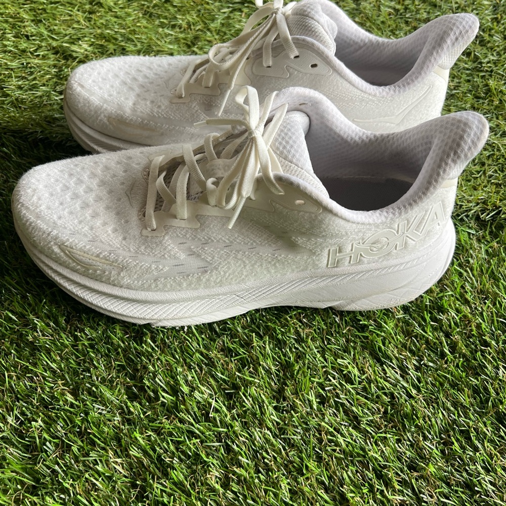 Hoka All-White Athletic Sneakers - Picture 10 of 12